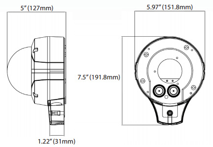 D-Link DCS-6513 Size