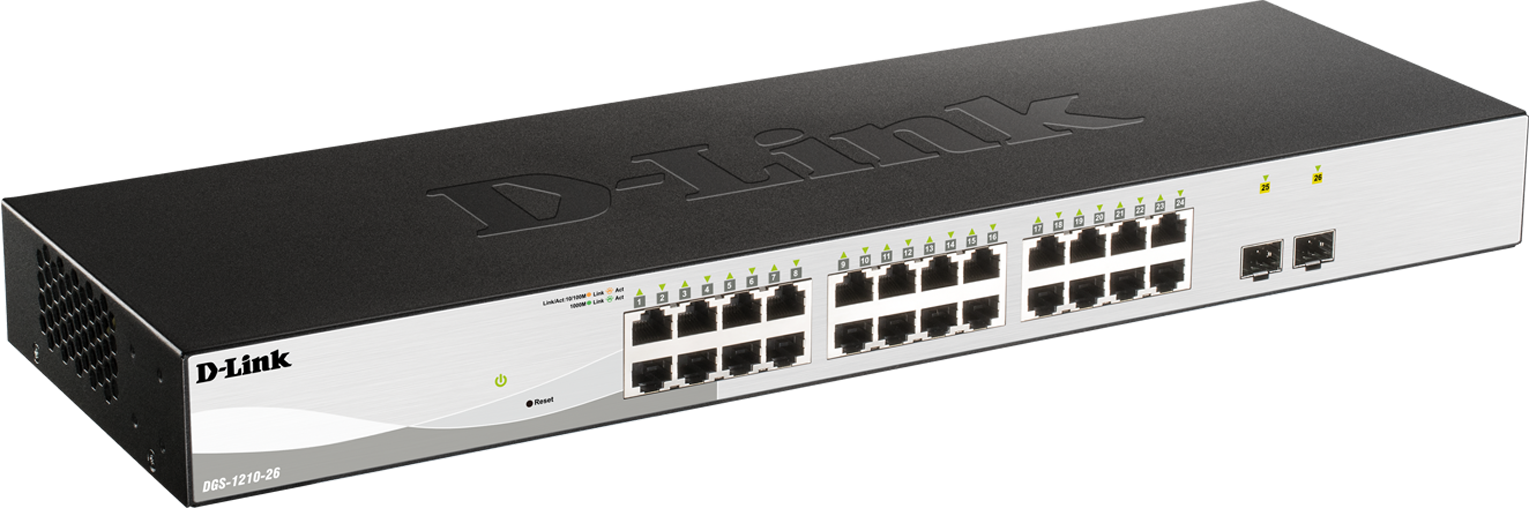 D-LINK 200G12S: Switch, 10 porte, Gigabit Ethernet, 2 SFP da reichelt  elektronik